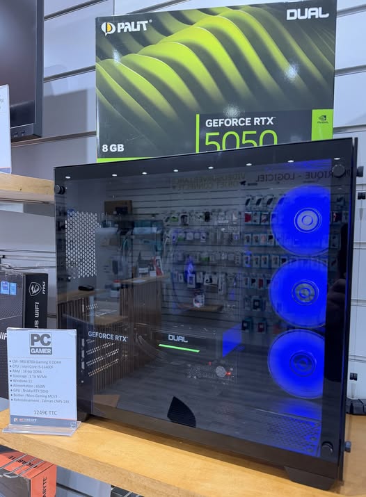 PC Gamer RTX 5050 Netsoluce
